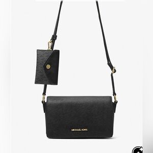 Michael Kors Black and Gold Crossbody Bag